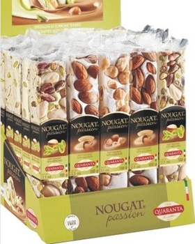 Italian Soft Nougat Bars - Nuts