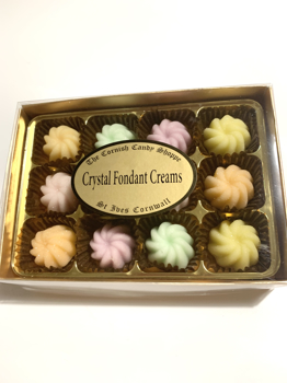 Crystal Fondant Creams Gold Boxed 
